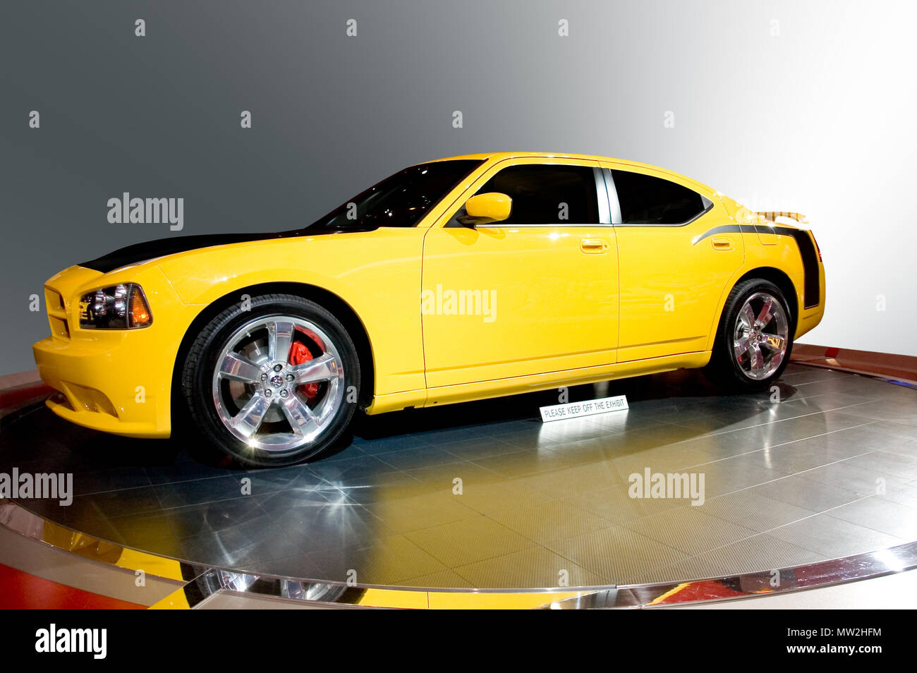 A new retro style Dodge Charger Super Bee. More car photos in my gallery  Stock Photo - Alamy