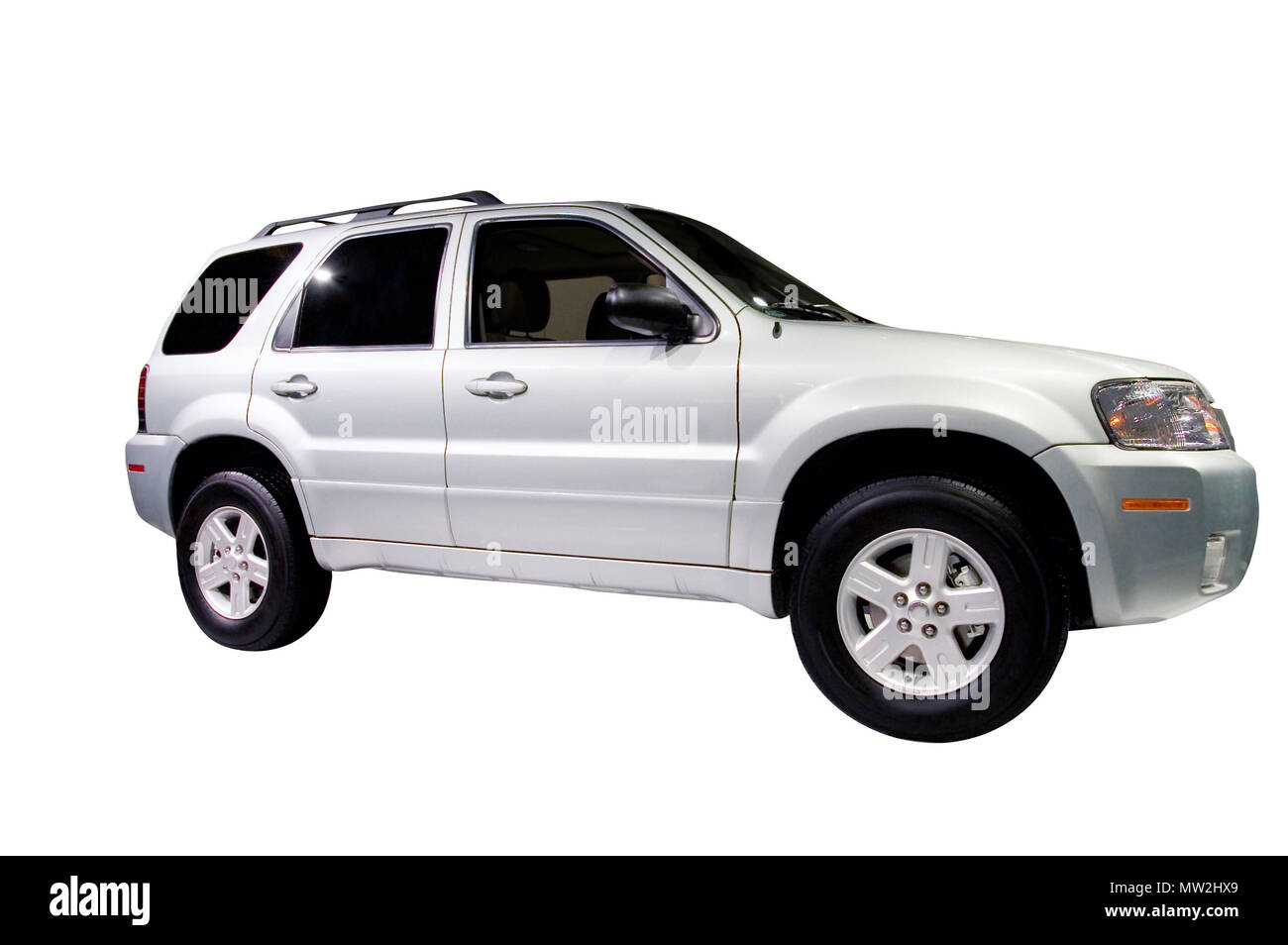 An Sports Utility vehicle isolated on a white background Stock Photo ...