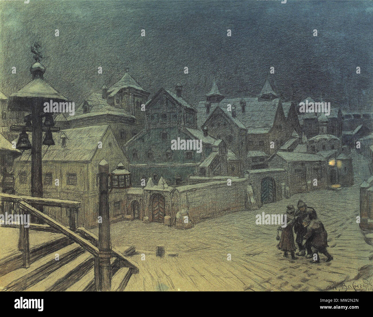 668 А. Васнецов. Спят боярские хоромы Stock Photo - Alamy
