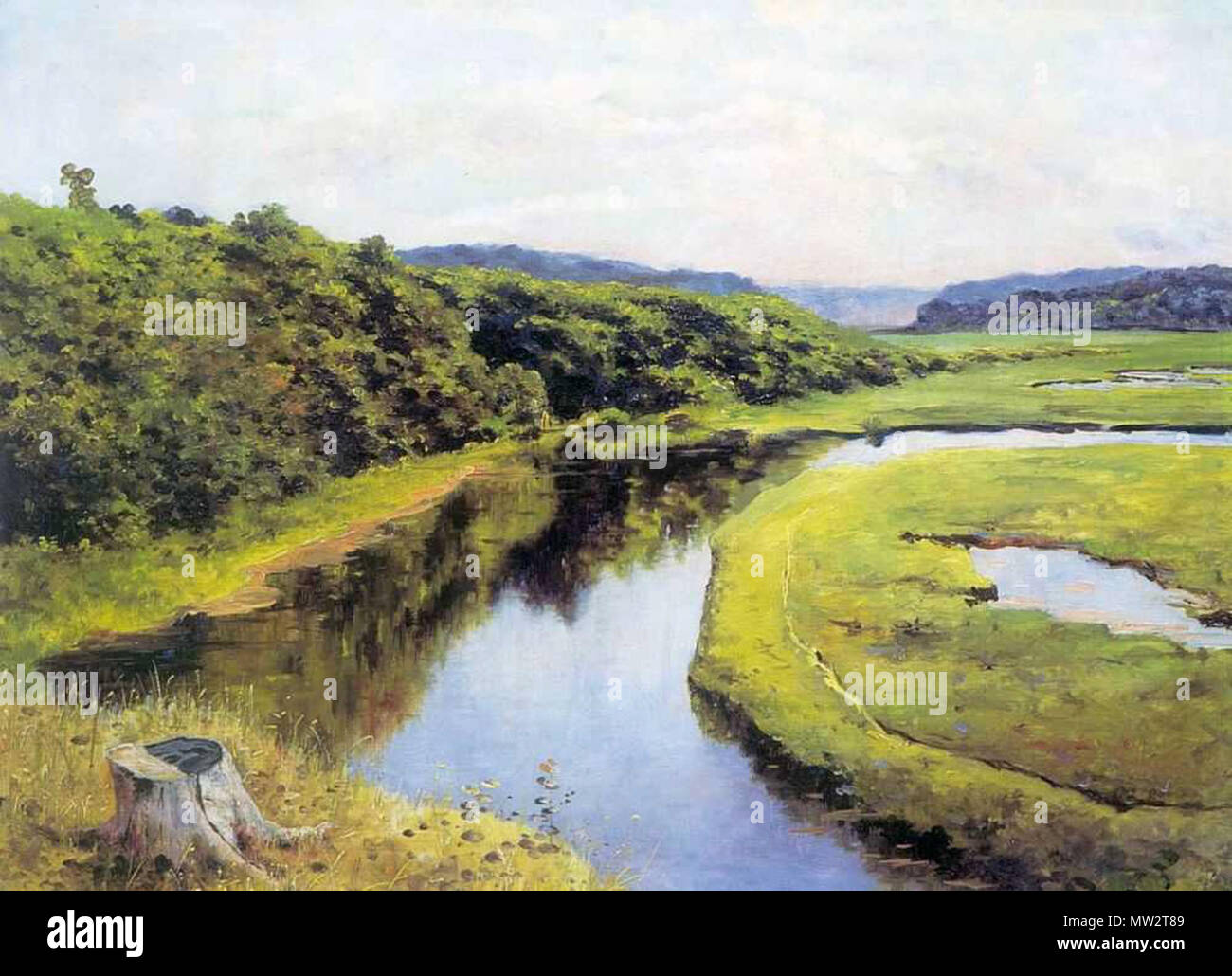 685 Поленов Река Клязьма. Жуковка Stock Photo - Alamy