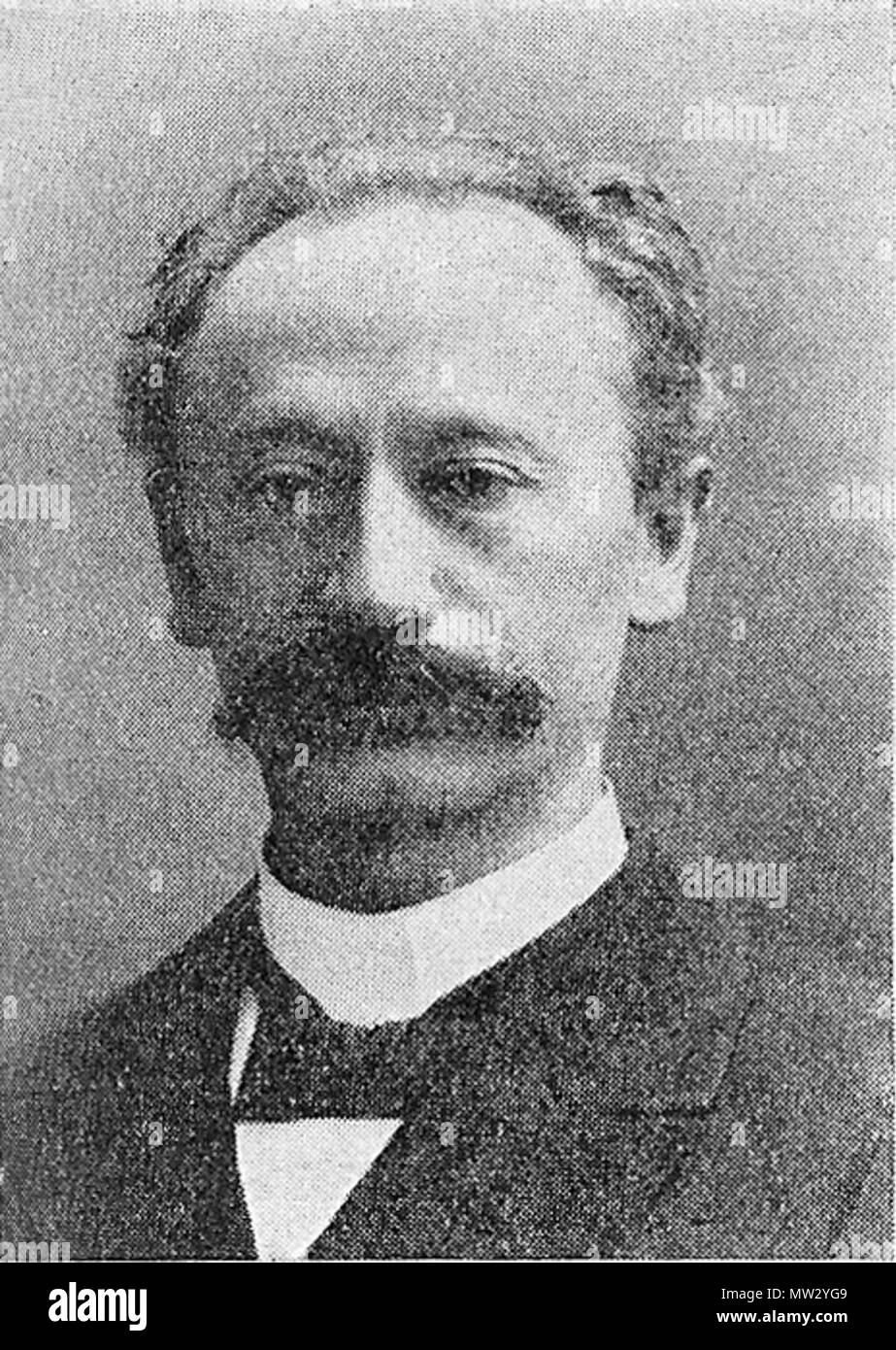 . English: Jens Jessen (1854-1906). Danish journalist and politician. 1919. Unknown. Scan by user 314 Jens Jessen Stock Photo