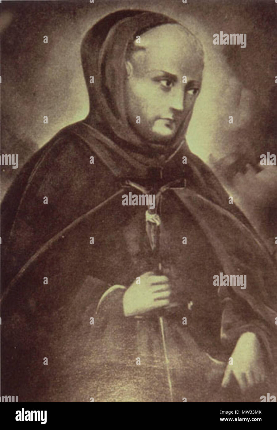 . English Portrait of Venerable Antonio Margil de Jesús, franciscan