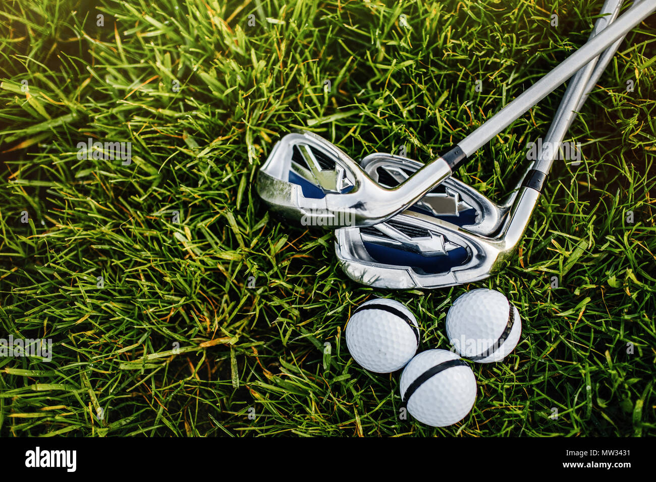 Equipment for playing golf Stock Photo Alamy
