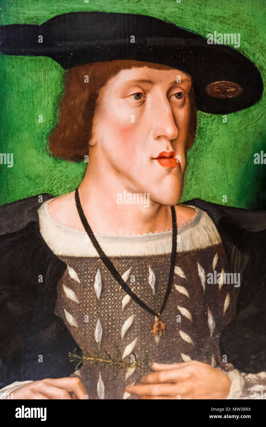 England, Portrait of King Henry VII Stock Photo