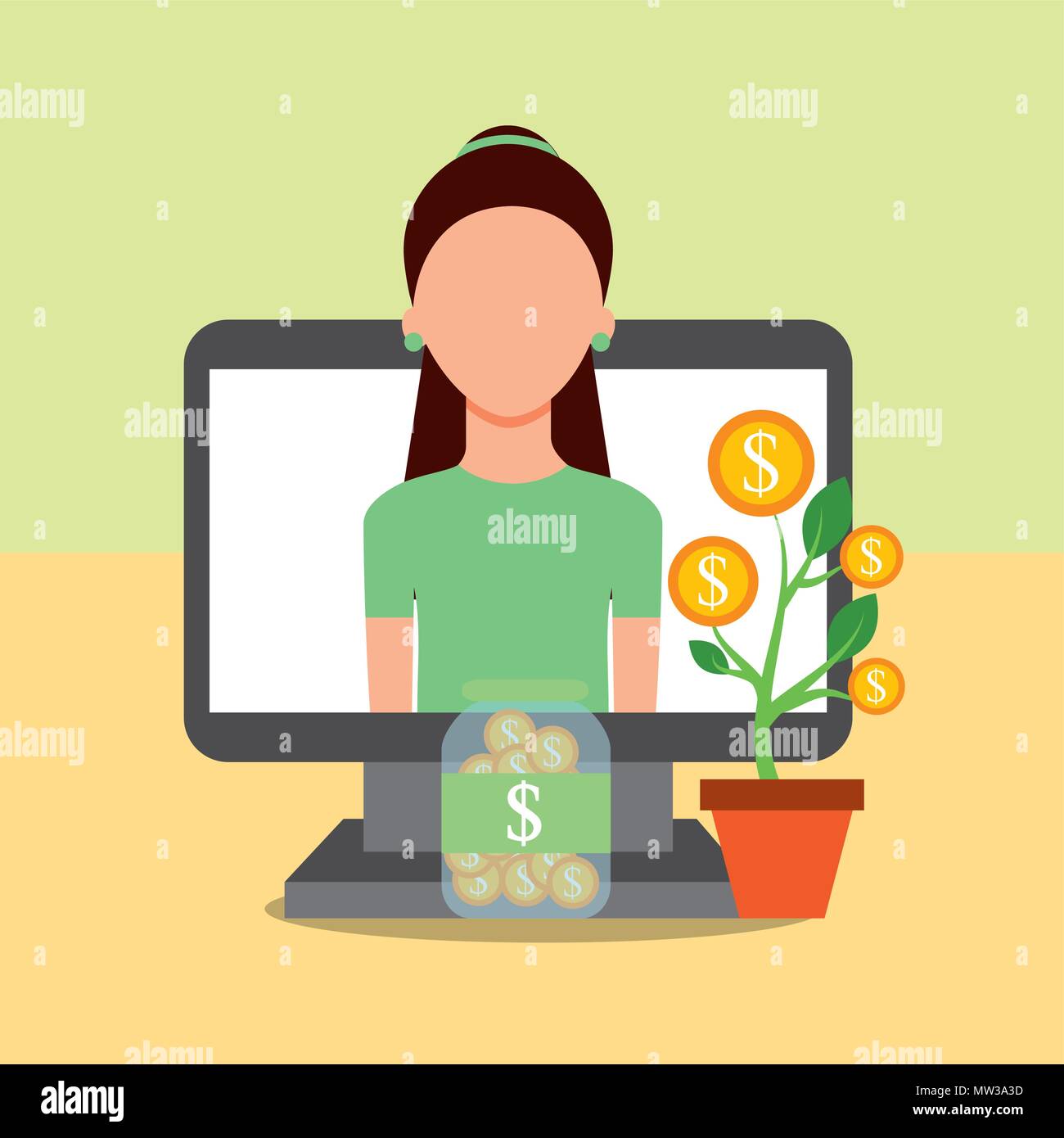 people saving money Stock Vector Image & Art Alamy