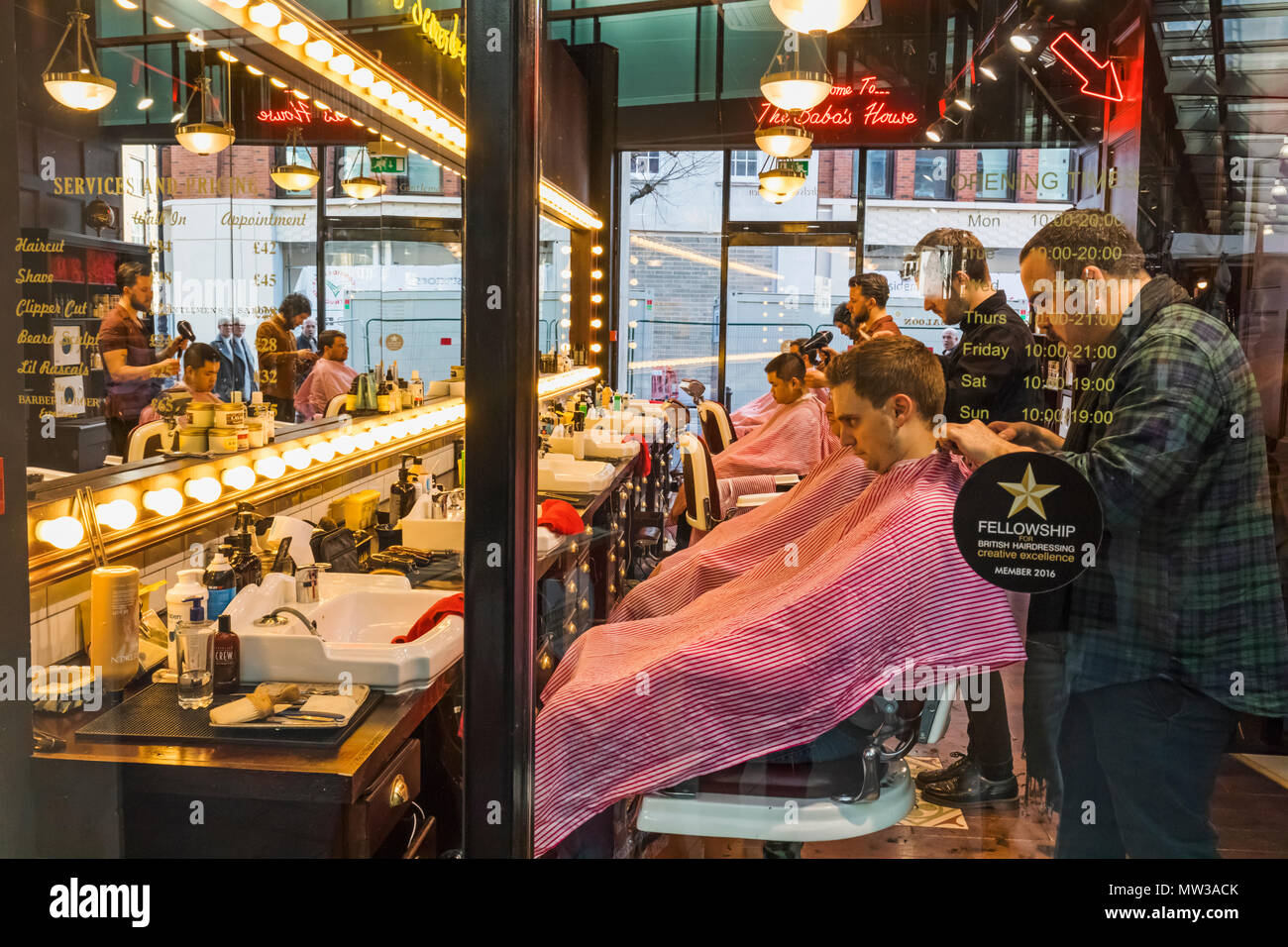 Hairdressing for men barbers hires stock photography and images Alamy