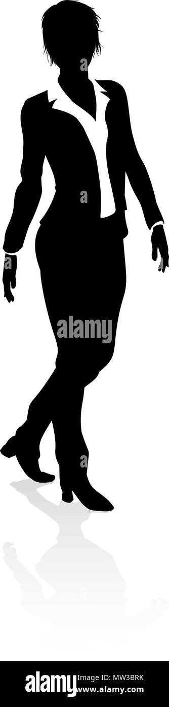 Business People Silhouette Stock Vector Image & Art - Alamy