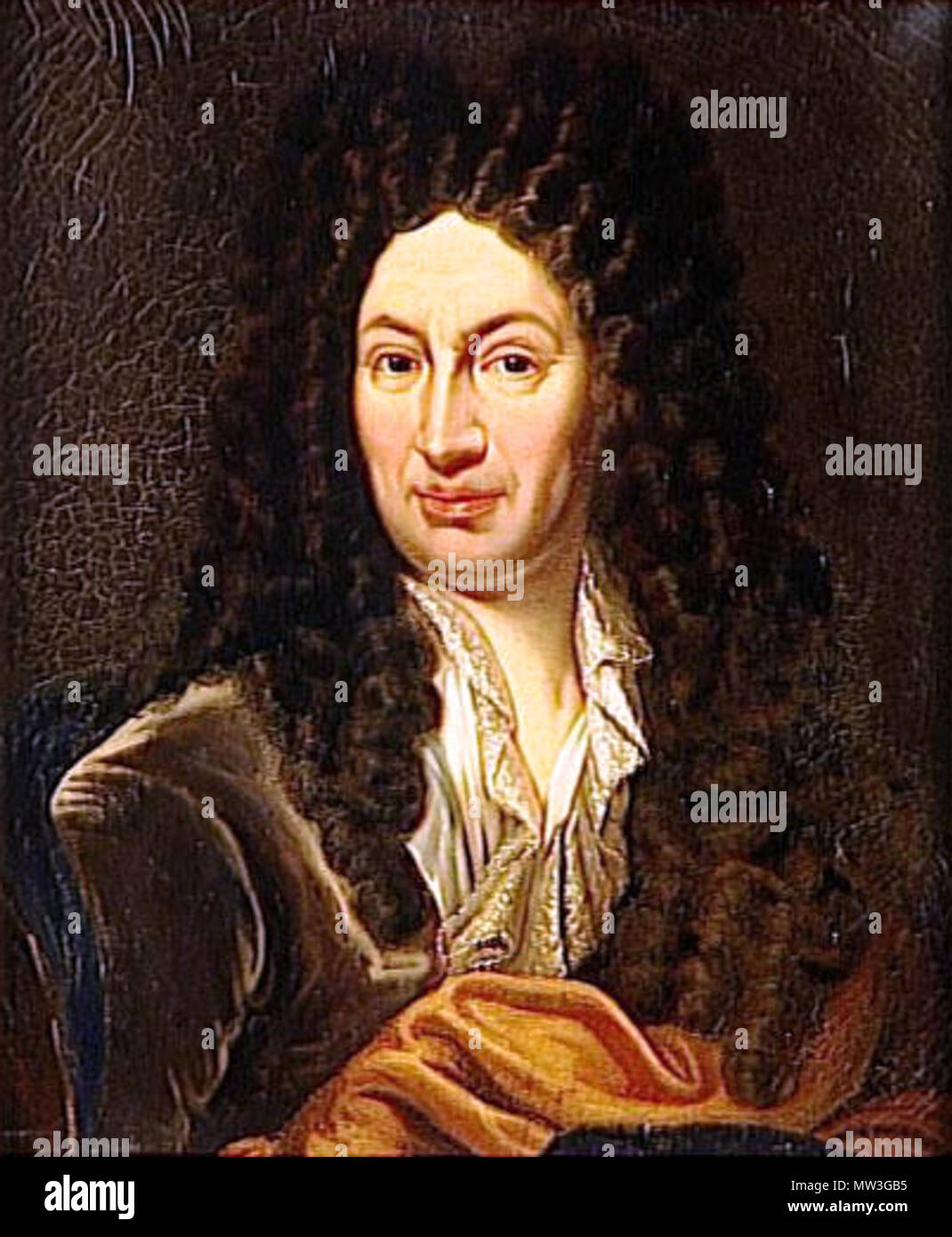 . Jean Chapelain (1595-1674) . Portrait of the 17th Century French critic and poet, Jean Chapelain, a founding member of the Académie Française. 17th century  122 Jean Chapelain Stock Photo