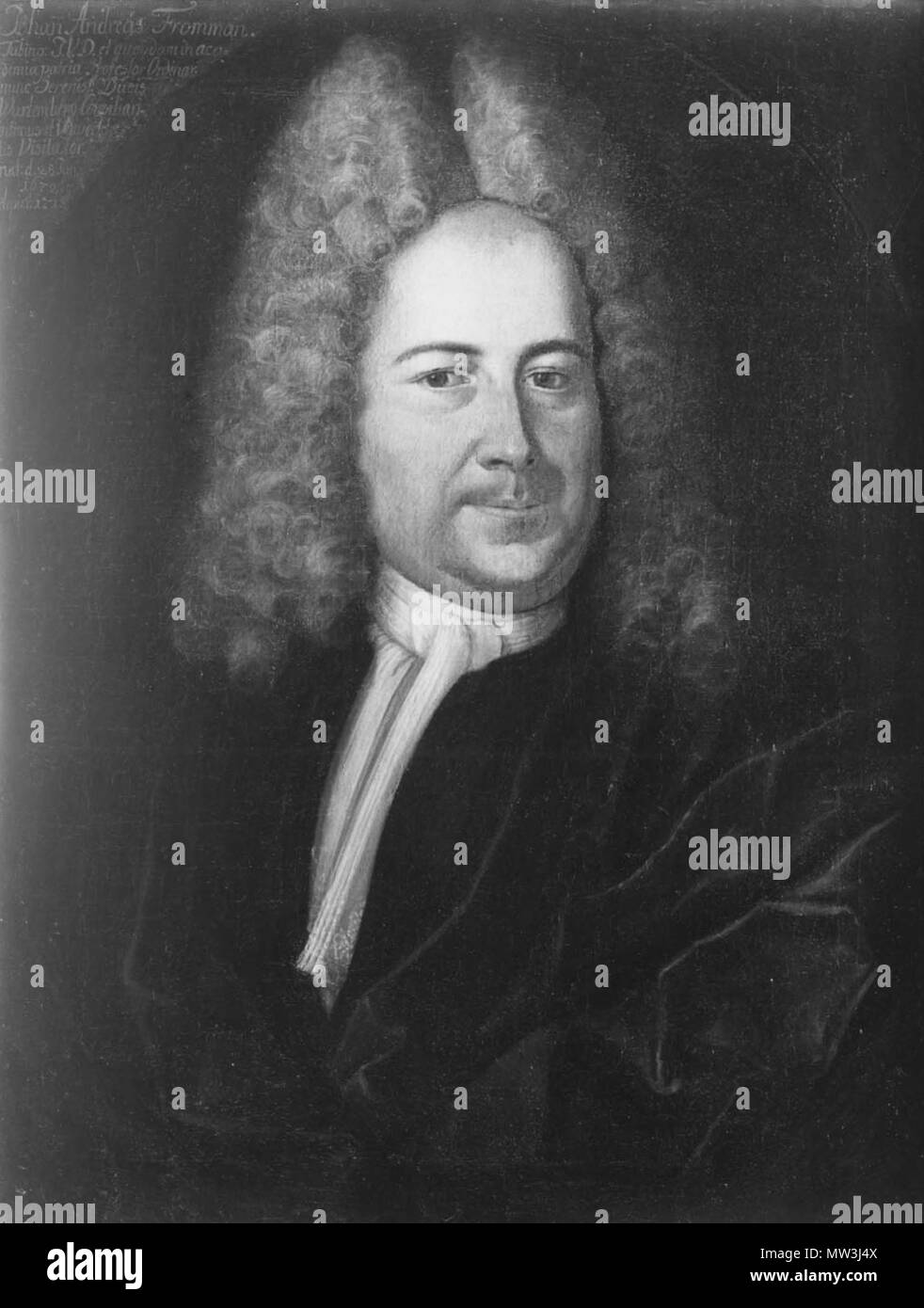 . Deutsch: Johann Andreas Frommann (1672-1730) . 29 March 2012, 16:08:38. Zeitgenössicher Maler (1672-1730) 317 Johann Andreas Frommann (1672-1730) Stock Photo