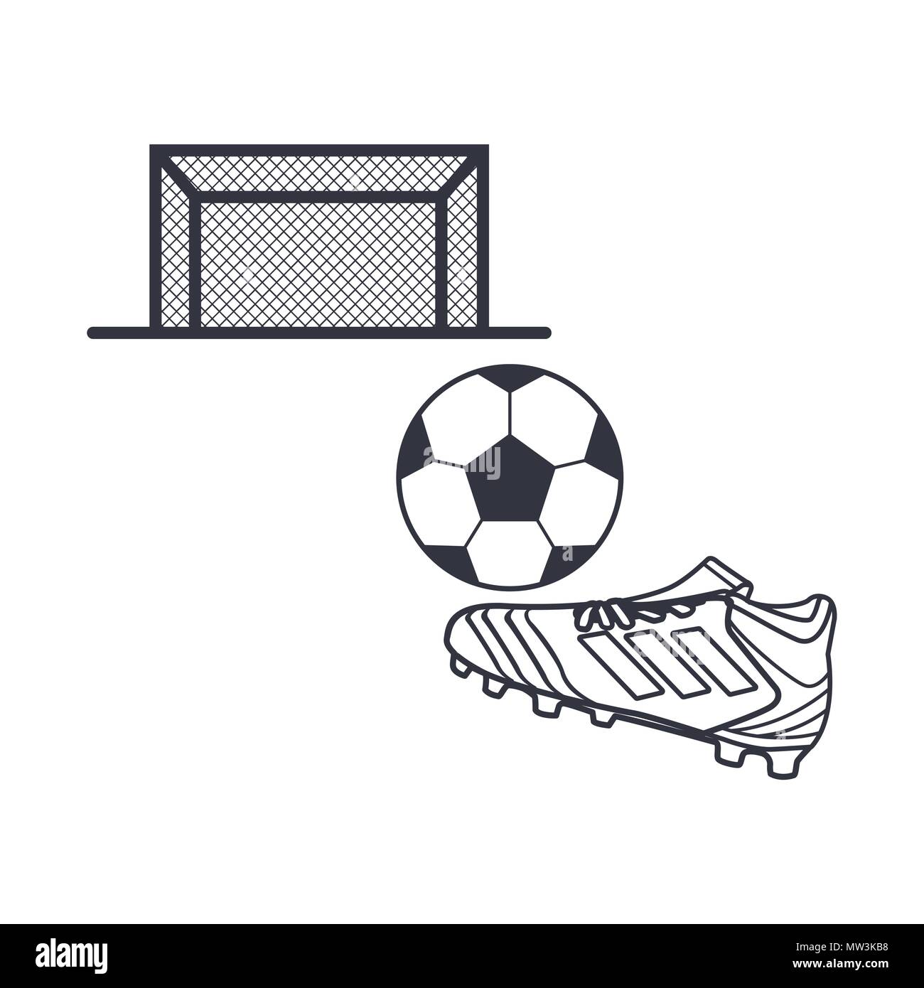 Soccer game symbols Stock Vector Image & Art Alamy