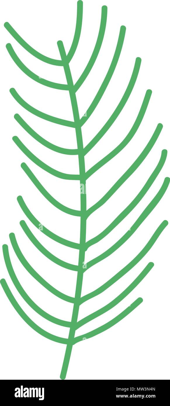 nature branch leaves plant style Stock Vector Image & Art - Alamy