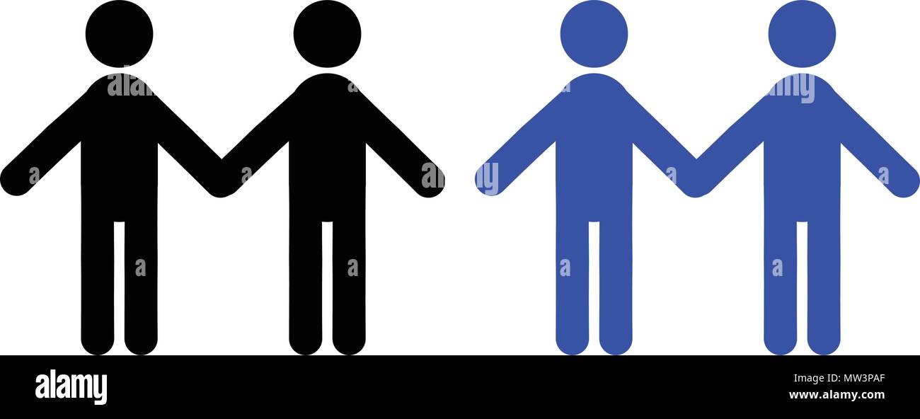 People vector icon, isolated on white background Stock Vector Image ...