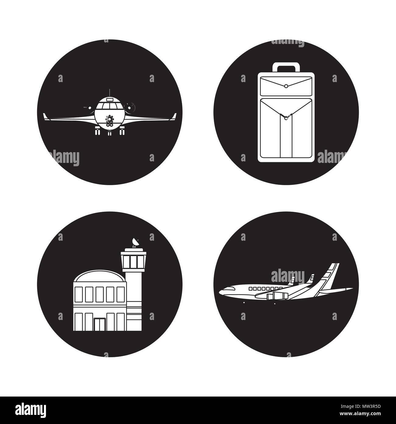 Set of transport air service Stock Vector Image & Art - Alamy
