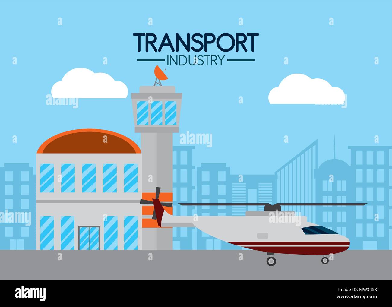 Heavy load helicopter Stock Vector Images - Alamy