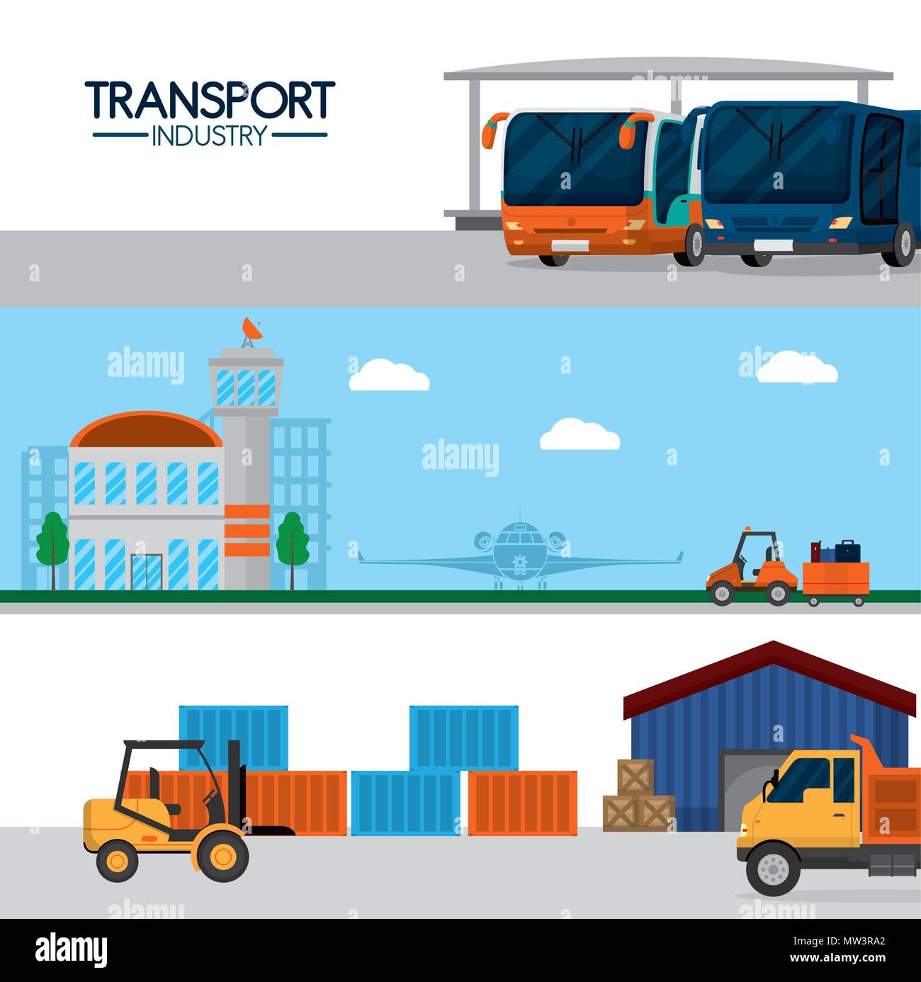 Transport industry concept Stock Vector Image & Art Alamy