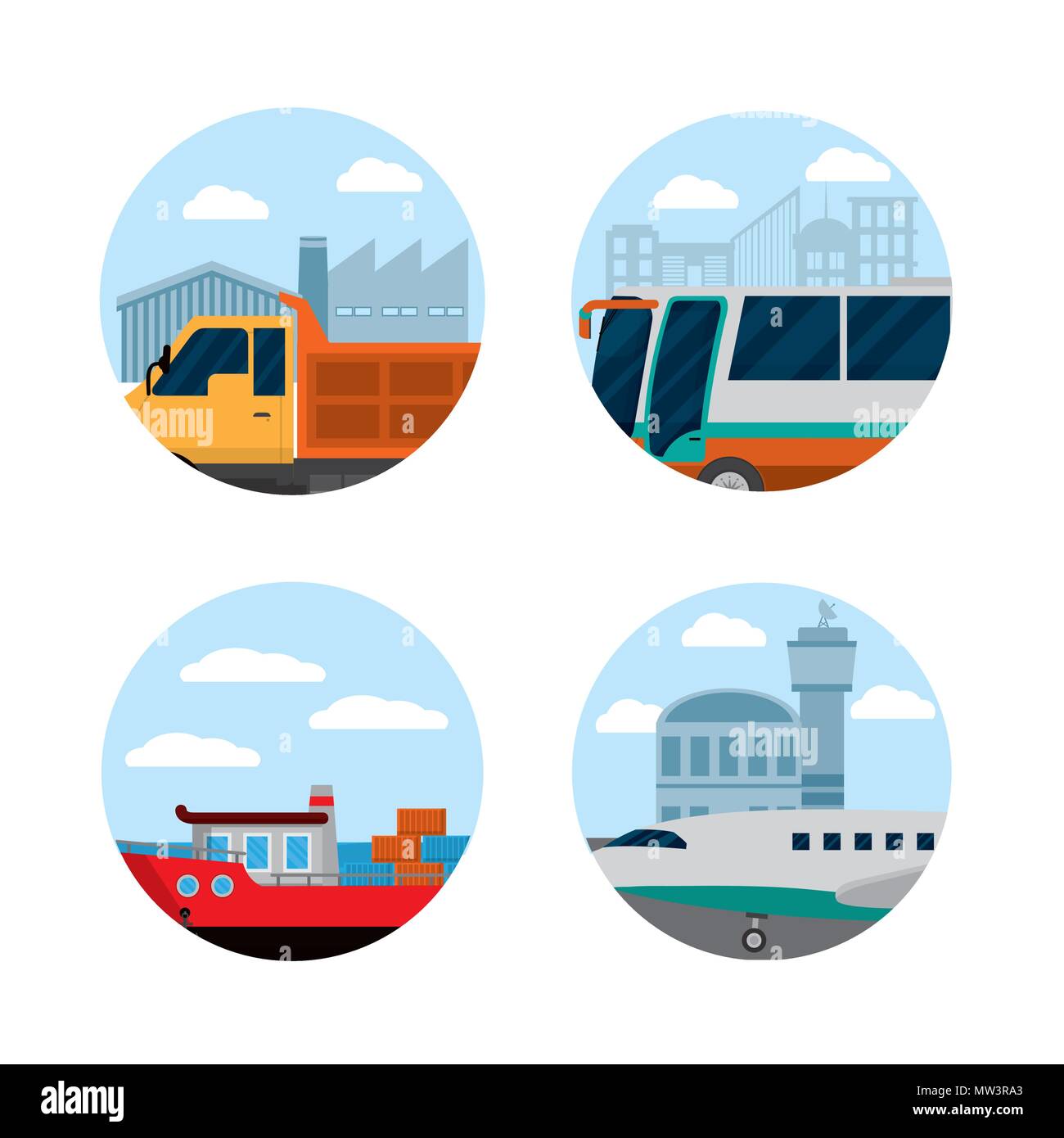 Delivery and logistics concept Stock Vector Image & Art - Alamy