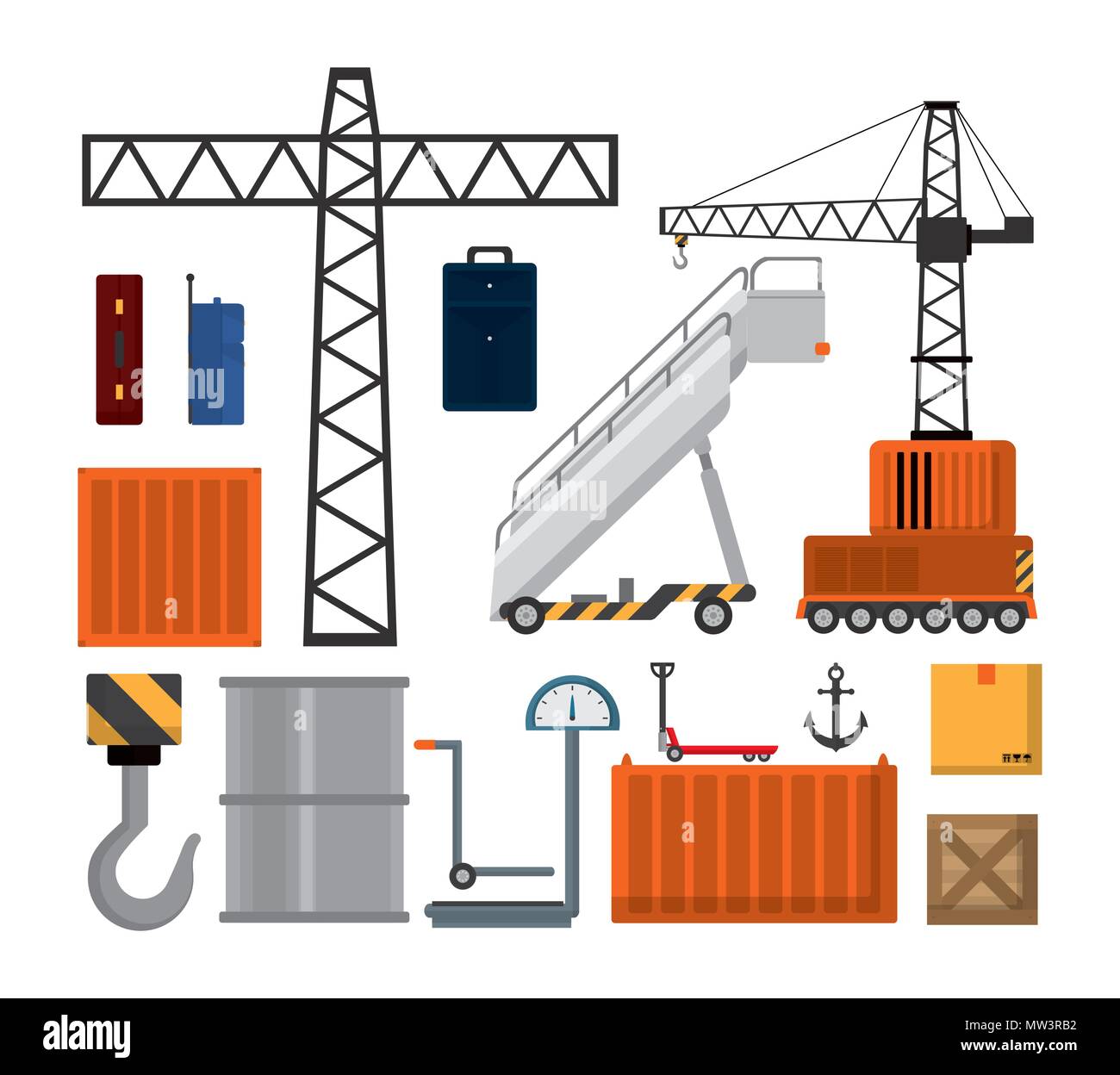 Set of delivery and logistic icons Stock Vector Image & Art - Alamy