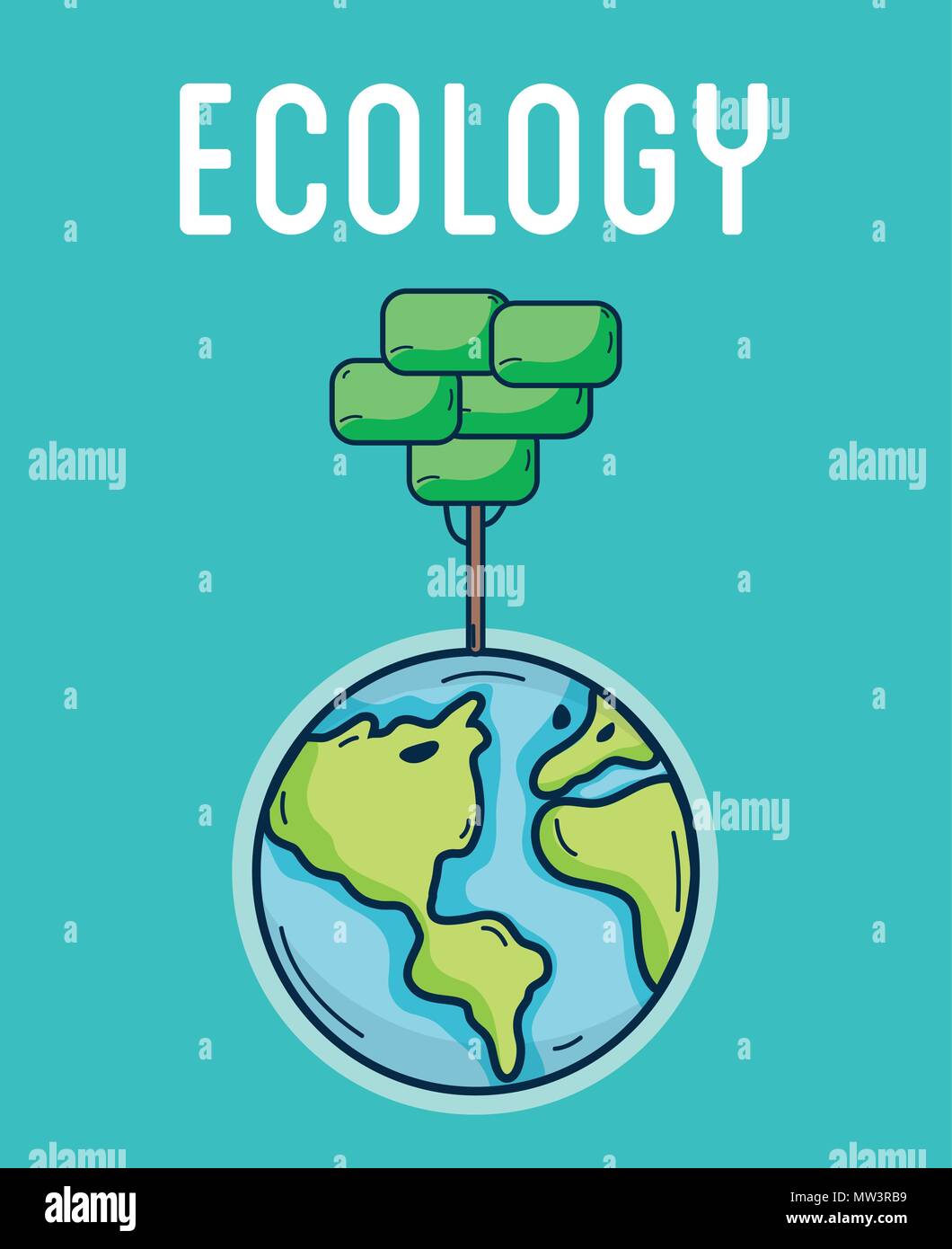 Ecology green world concept Stock Vector Image & Art - Alamy