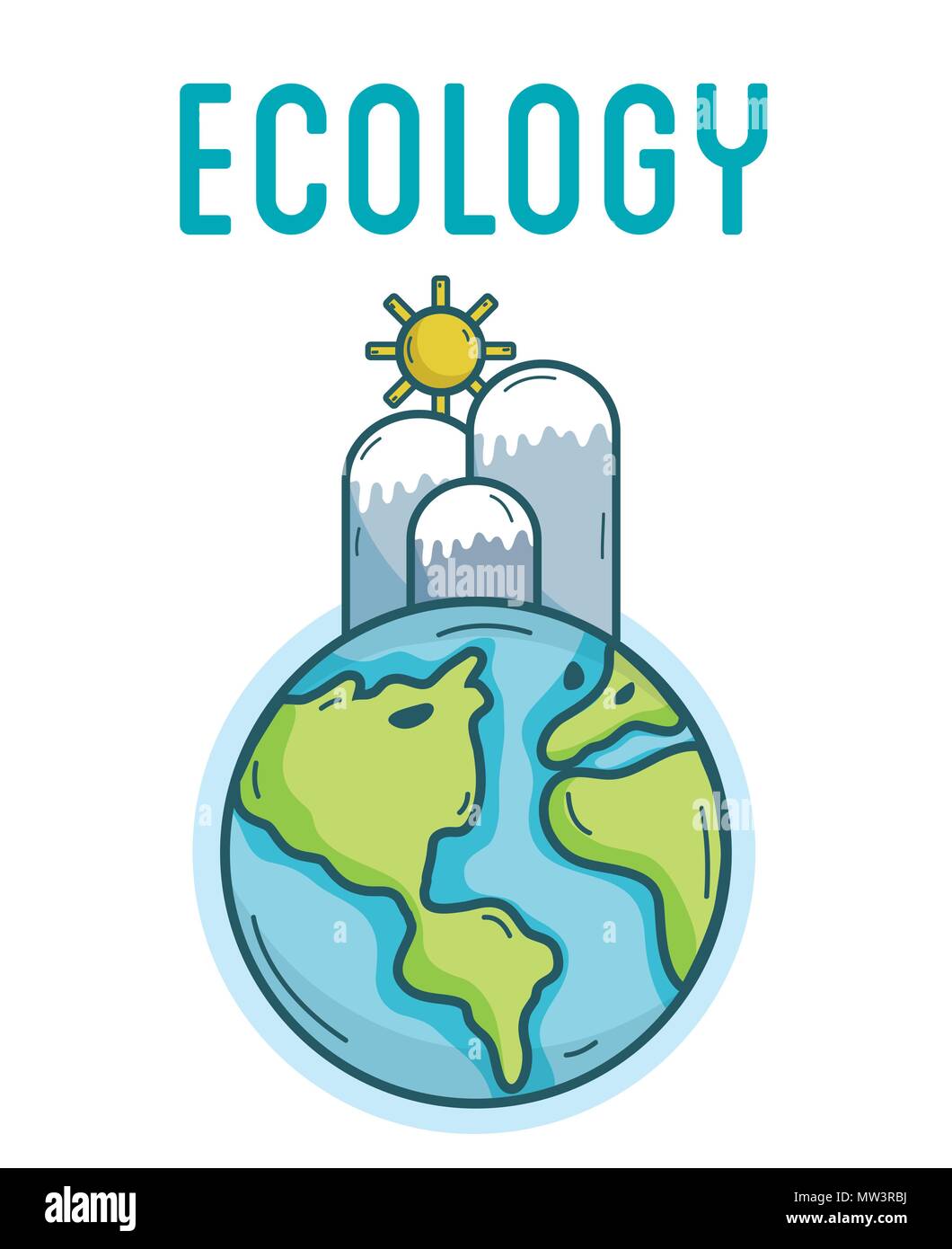 Ecology green world concept Stock Vector Image & Art - Alamy