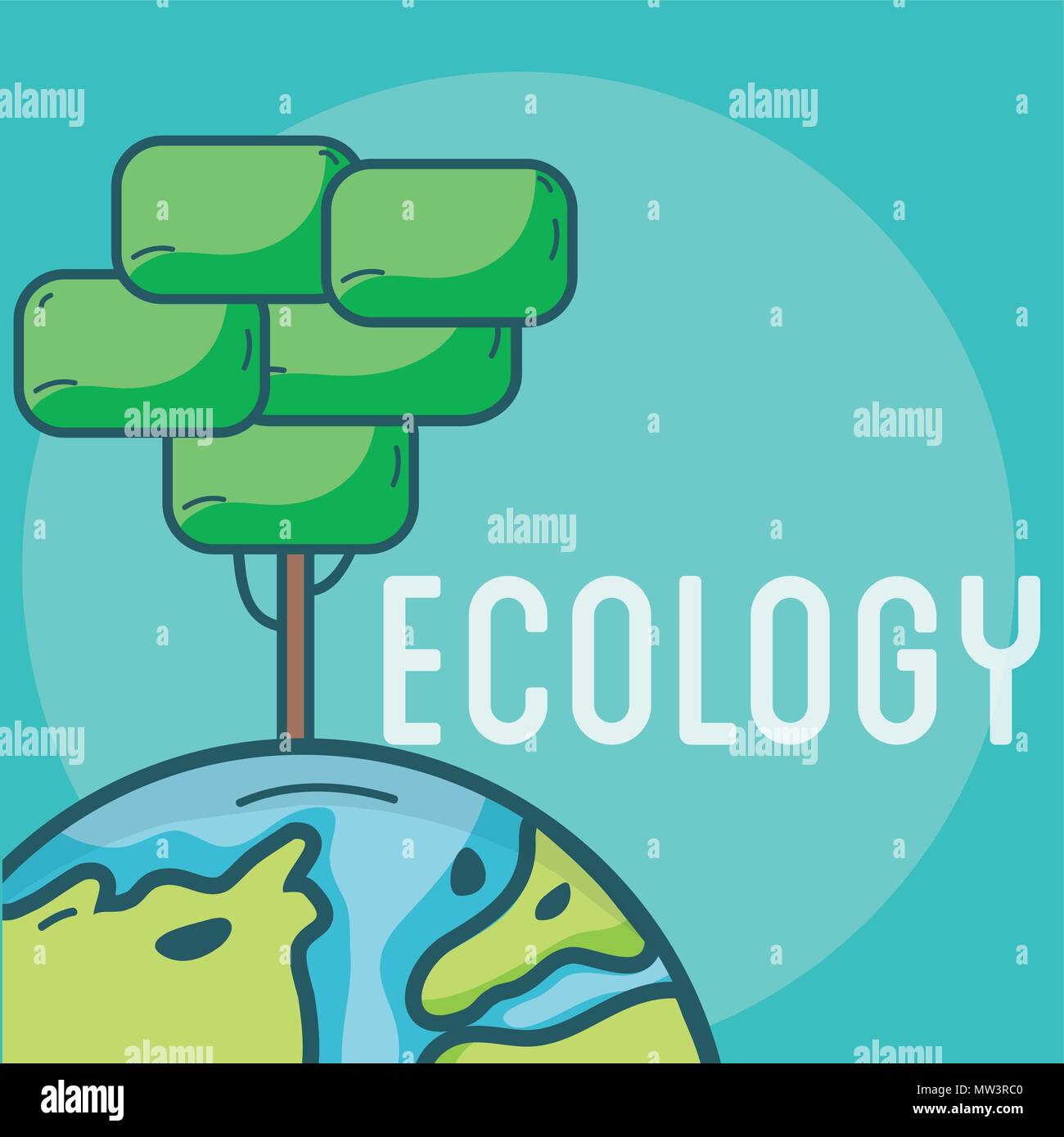 Ecology green world concept Stock Vector Image & Art - Alamy