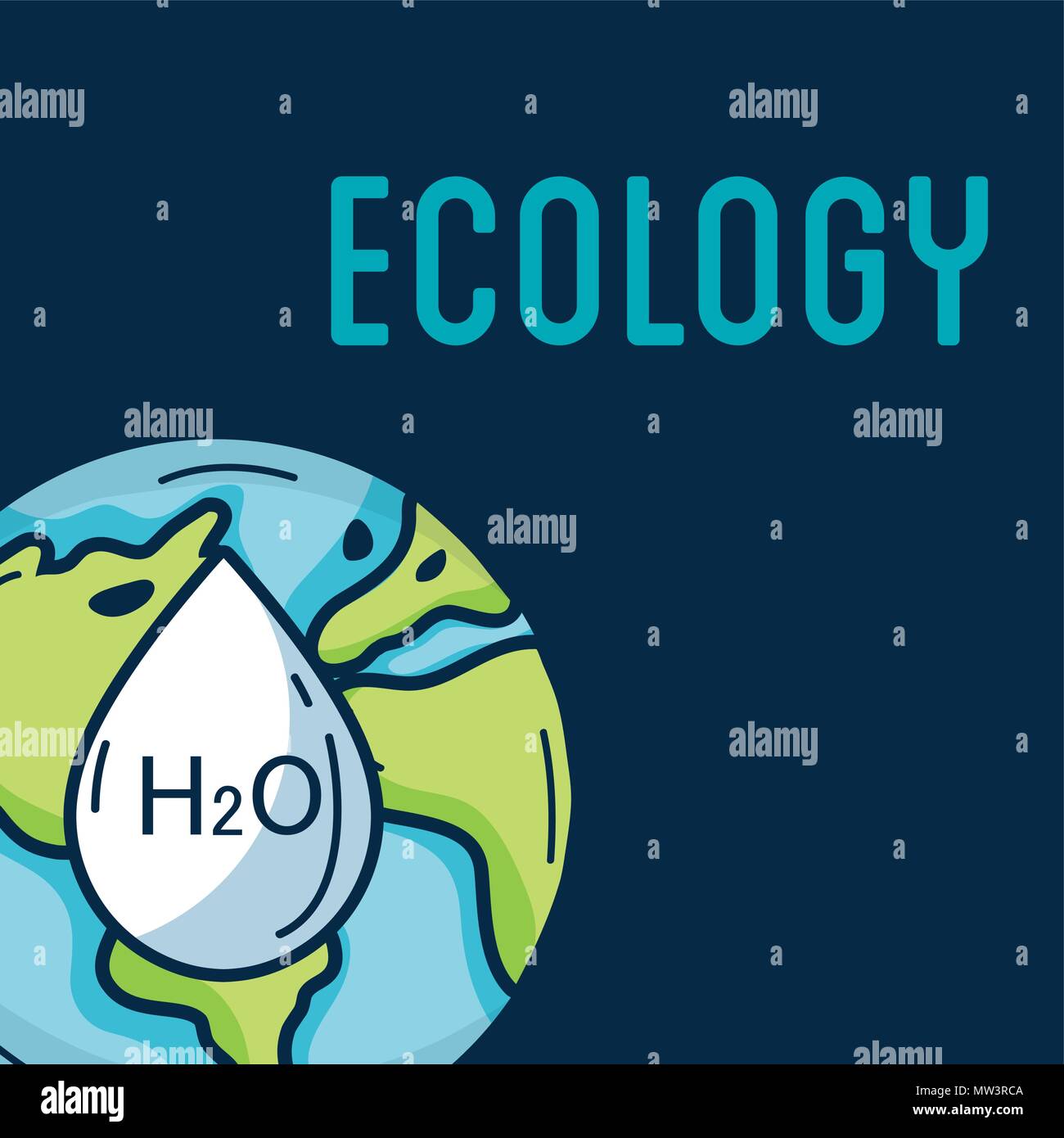 Ecology green world concept Stock Vector Image & Art - Alamy