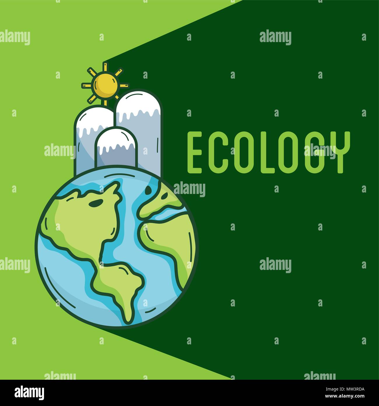 Ecology green world concept Stock Vector Image & Art - Alamy