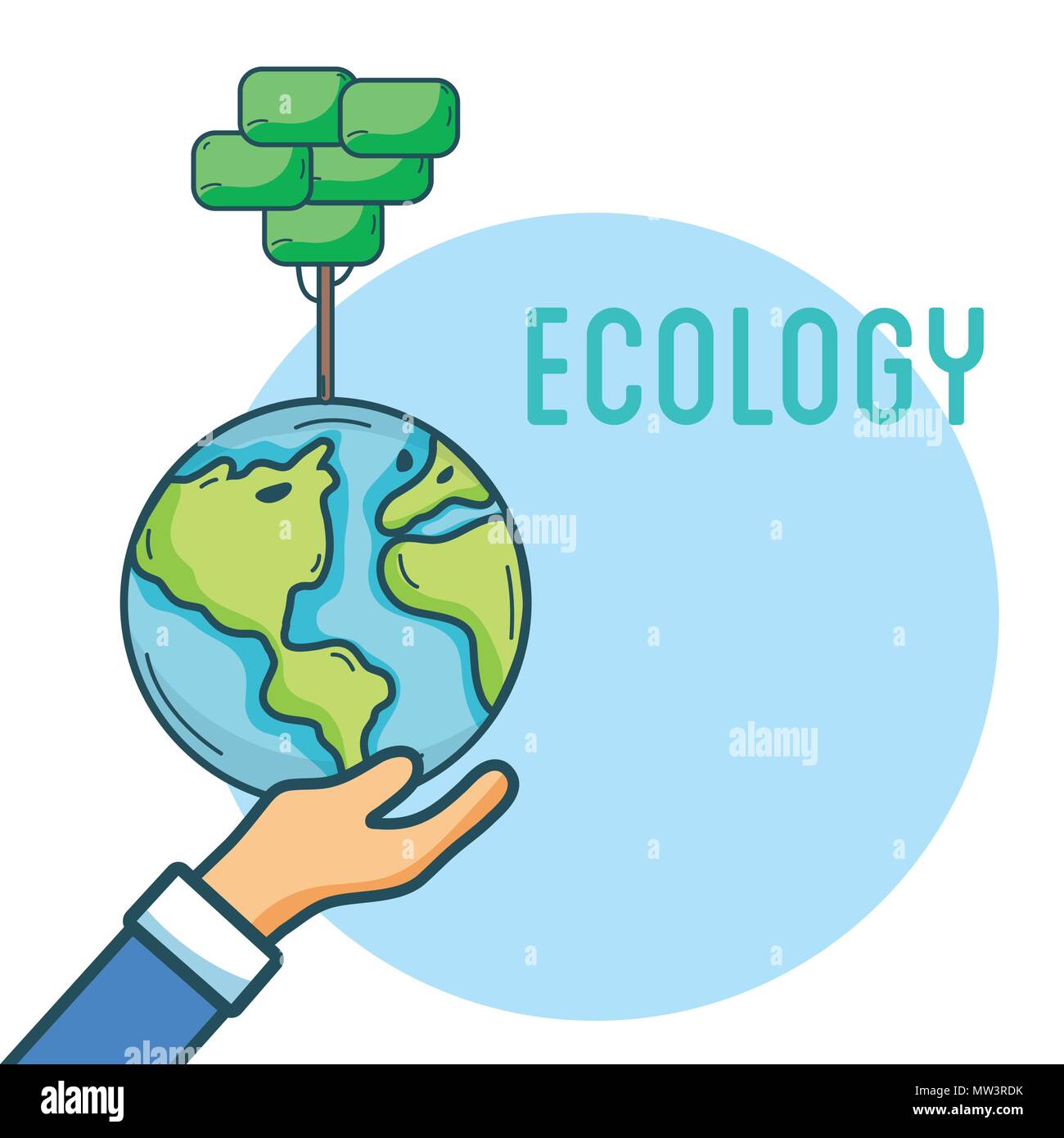 Ecology green world concept Stock Vector Image & Art - Alamy