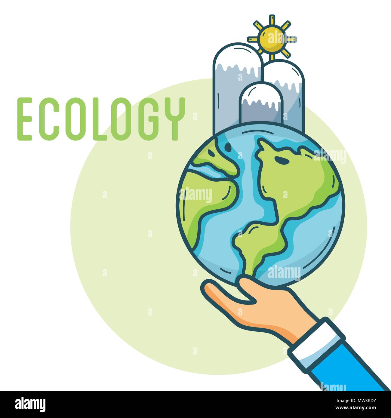 Ecology green world concept Stock Vector Image & Art - Alamy