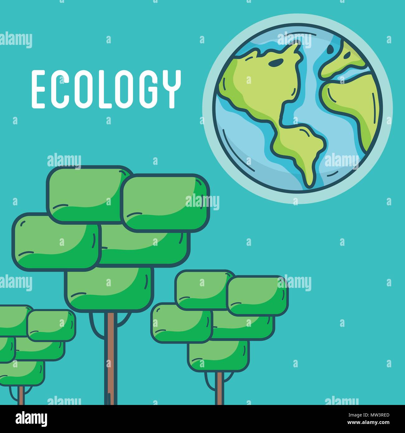 Ecology green world concept Stock Vector Image & Art - Alamy