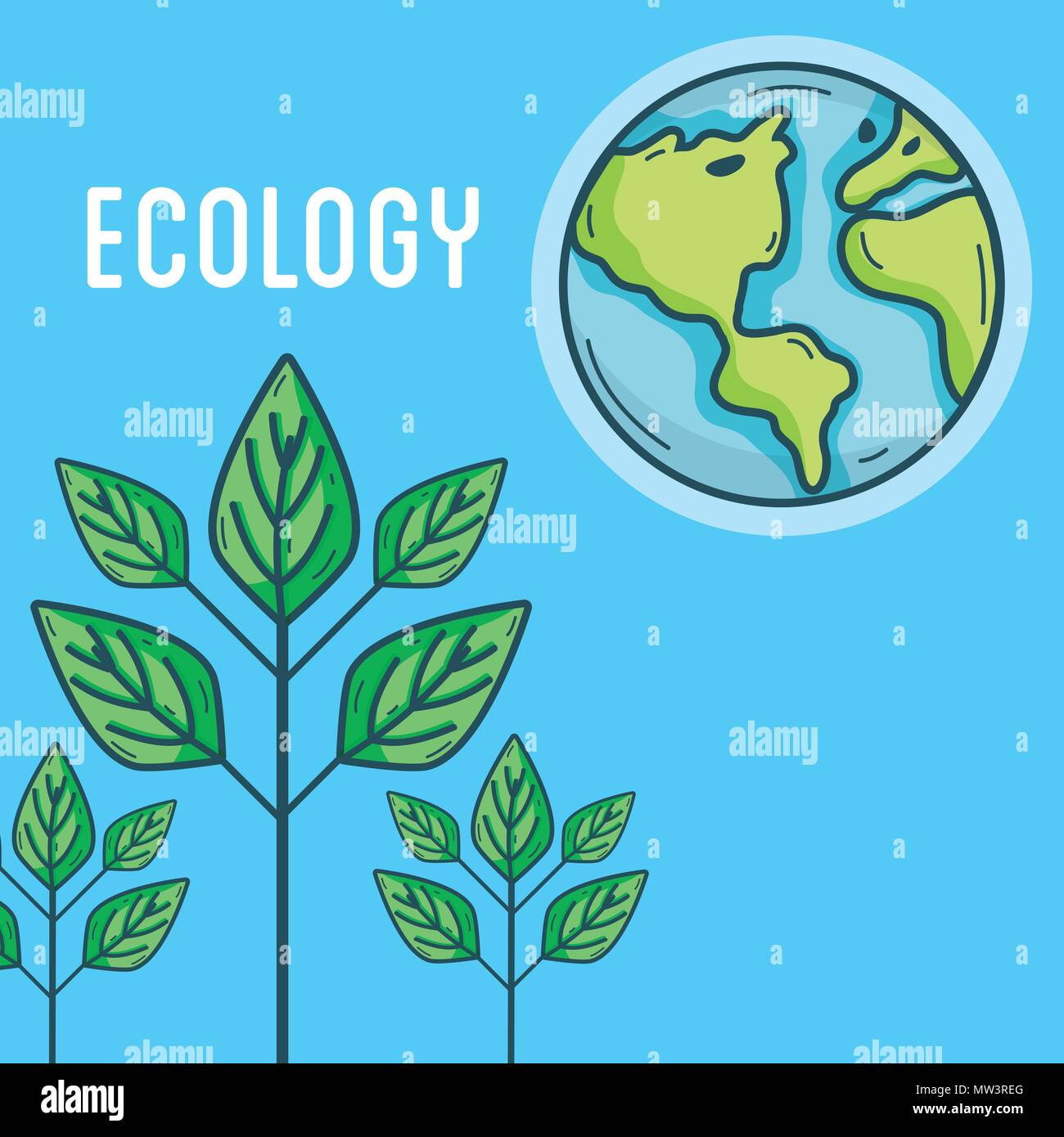 Ecology green world concept Stock Vector Image & Art - Alamy