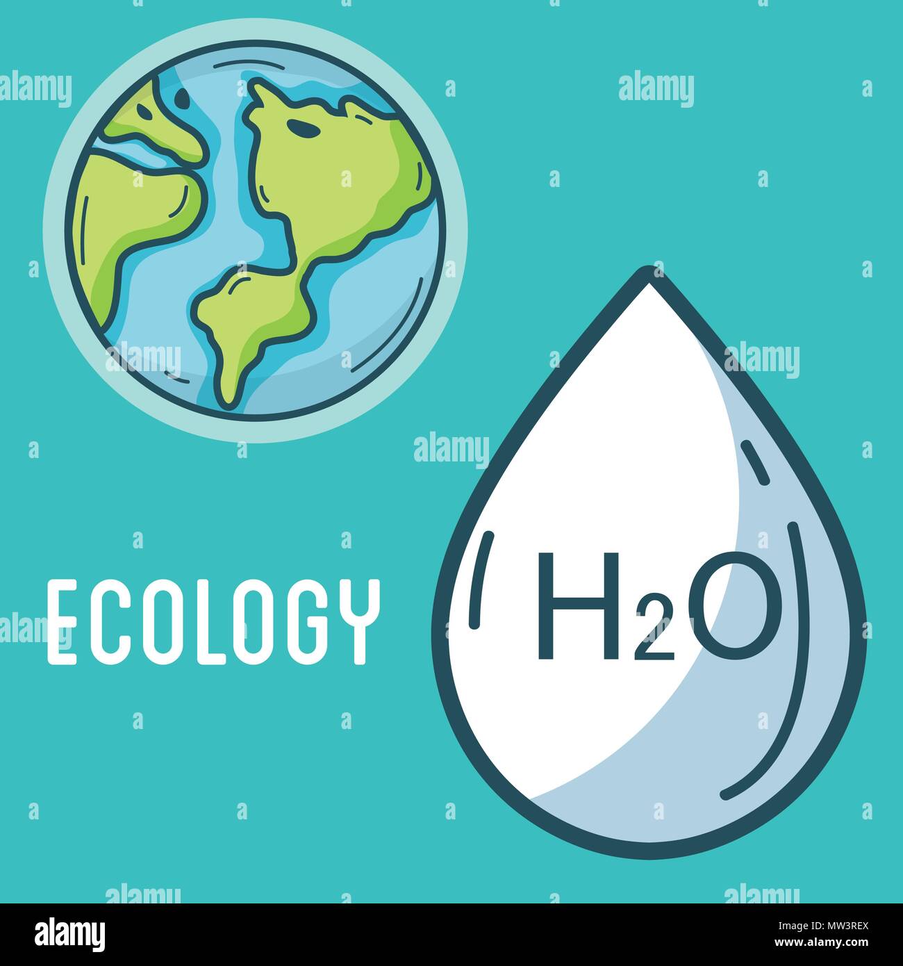Ecology green world concept Stock Vector Image & Art - Alamy