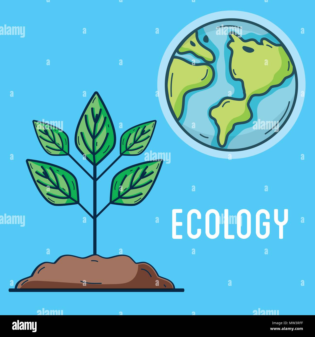 Ecology green world concept Stock Vector Image & Art - Alamy
