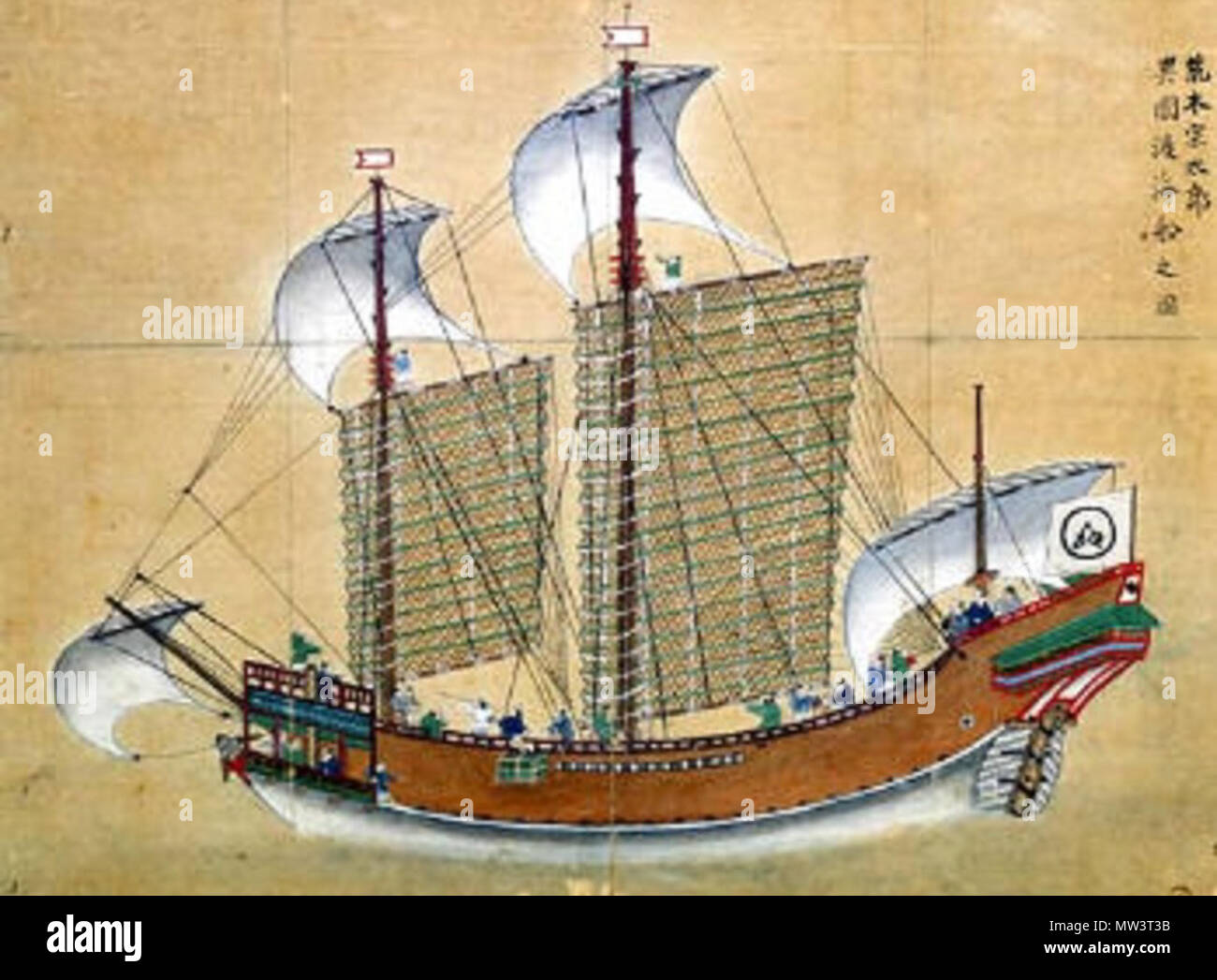 Japan edo ship hi-res stock photography and images - Alamy