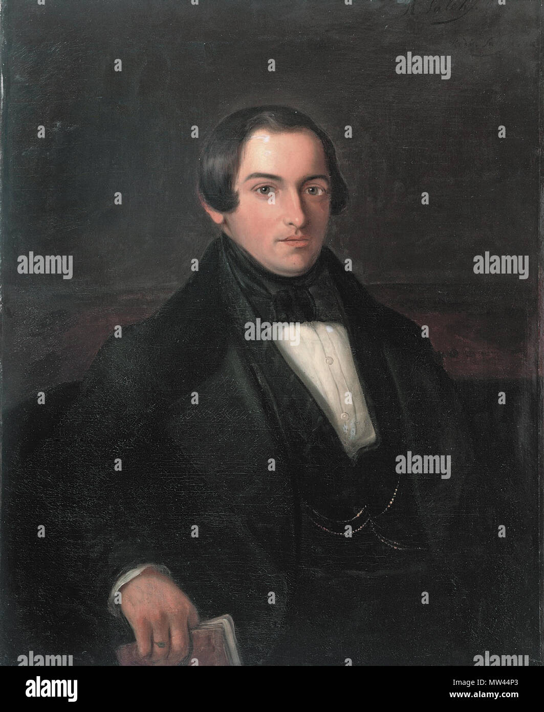 .  English: Portrait of Ary Prins (1816-1867) . 1838. Raden Sarief Bustaman Saleh 509 Raden Sarief Bustaman Saleh - Ary Prins (1816-1867) Stock Photo