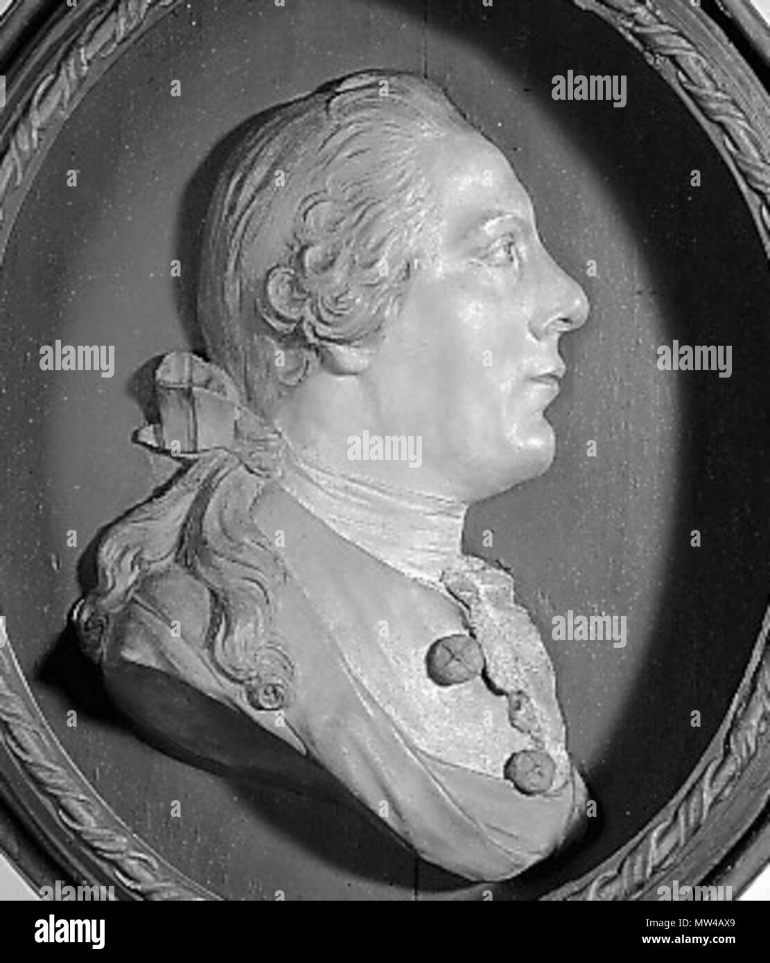 . Français : Chevalier L.F.C.J. de Cocquiel, consul de l'Empereur. 18th century. Unknown 353 L.F.C.J. de Cocquiel Stock Photo