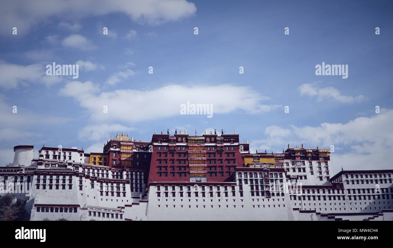 Potala palace, Lhasa, Tibet, China Stock Photo