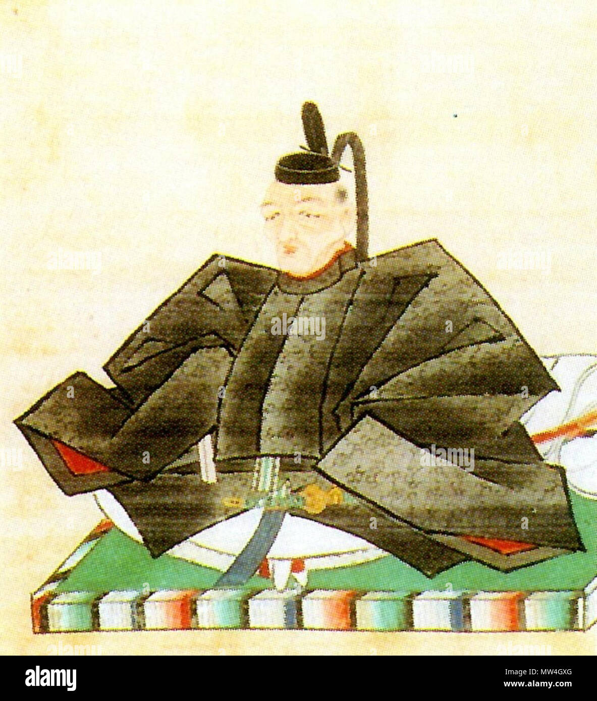 日本語: 出羽久保田藩3代藩主・佐竹義処の肖像画。 . 1 January 日本語: 出羽久保田藩3代藩主・佐竹義処の肖像画。 . 1 January