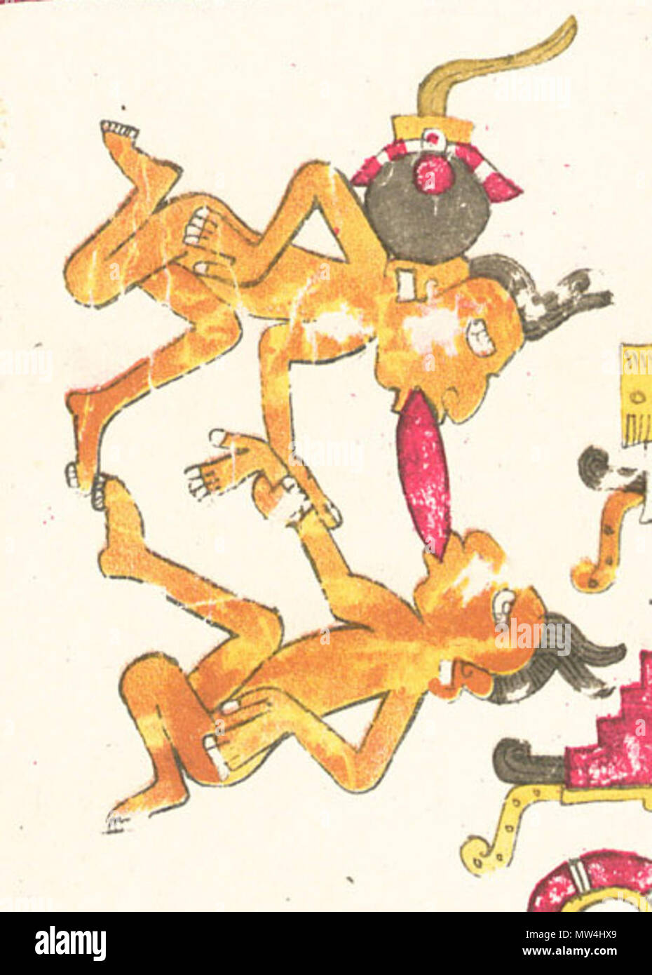 . English: Oxomoco & Cipactonal described in the Codex Borgia Español: Oxomoco & Cipactónal descritos en el Códice Borgia . Pre-Columbian. Unknown 131 Cipactonal &amp; Oxomoco 2 Stock Photo