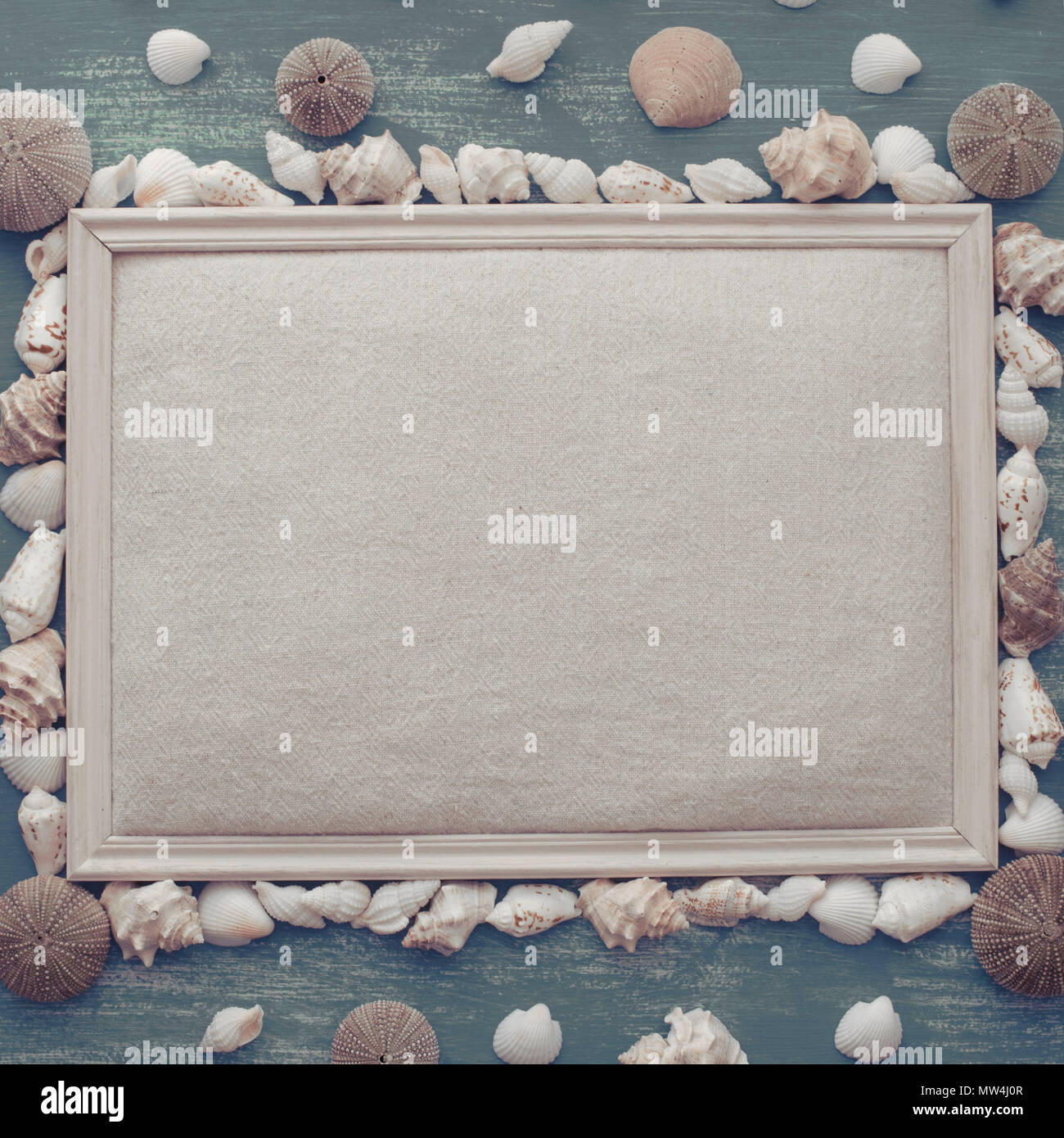 Sea Shellstone Background Pastel pebble table hi-res stock photography and images - Alamy