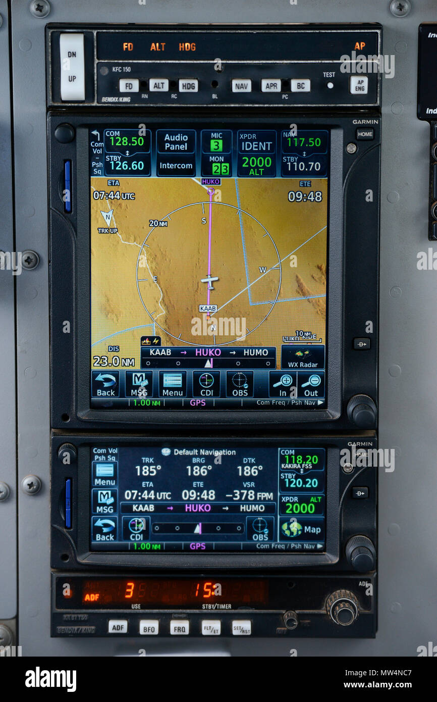 Plane instrument panel screen hires stock photography and images Alamy