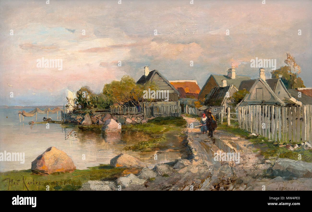 English Julius Von Klever Fishermen S Village In Haapsalu Sign 97 Oil On Canvas 30x47 Cm Russkij Yulij Yulevich Klever Rybackaya Derevushka V Gapsala Podpis I Data 97 Holst Maslo 30h47 Sm 17 English Julius Von Klever Fishermen S Village In Haapsalu Sign 97 Oil On Canvas 30x47 Cm Russkij Yulij Yulevich Klever Rybackaya Derevushka V Gapsala Podpis I Data 97 Holst Maslo 30h47 Sm 17
