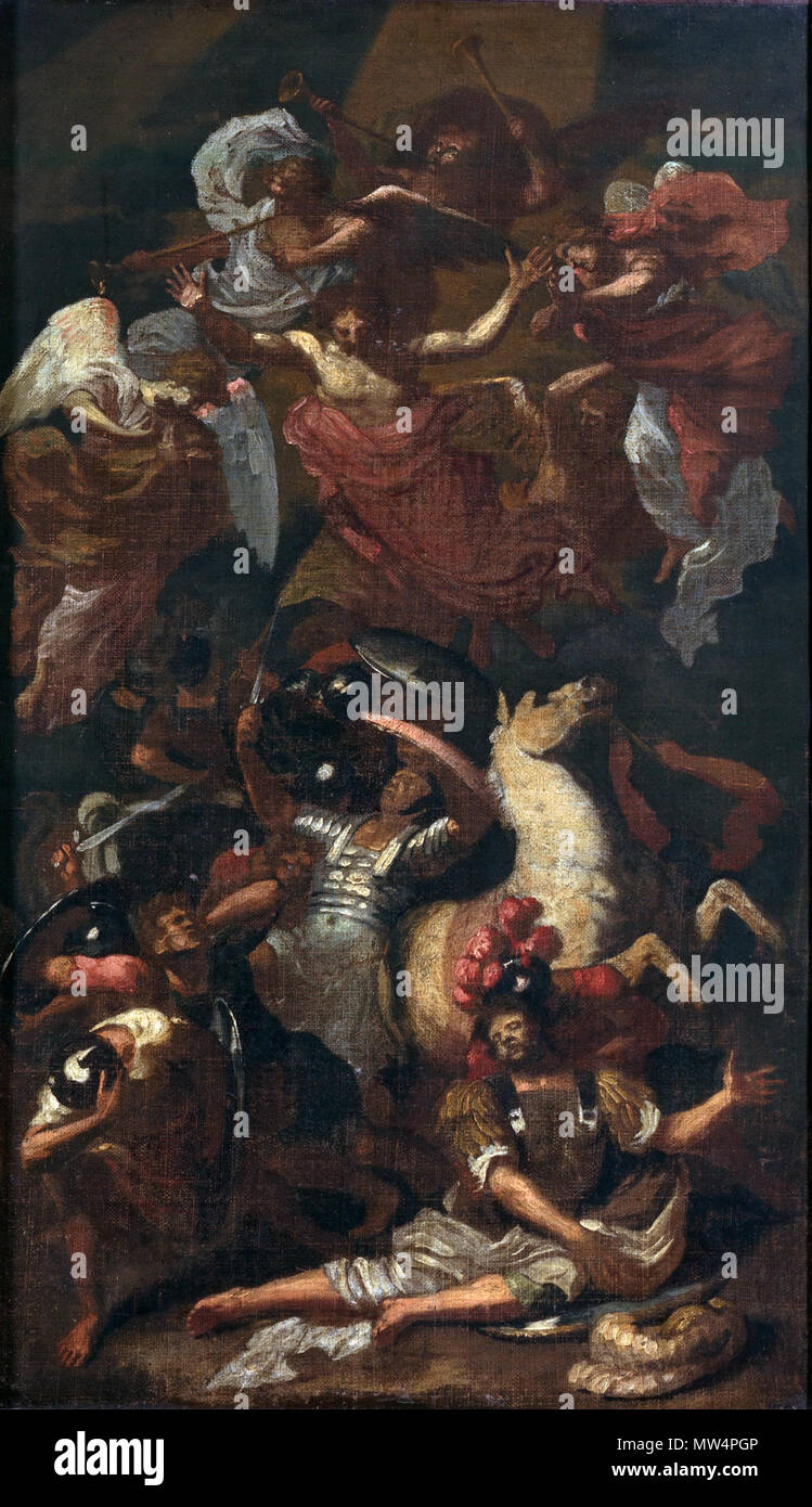 82 Bertholet Flemalle, La conversion de saint Paul, Musée des beaux-arts, Liège, Belgium Stock Photo