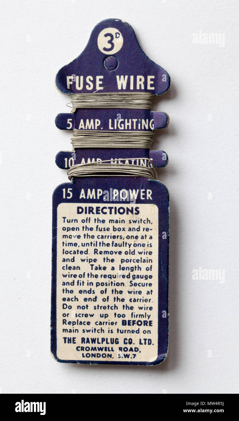 Fuse wire hires stock photography and images Alamy