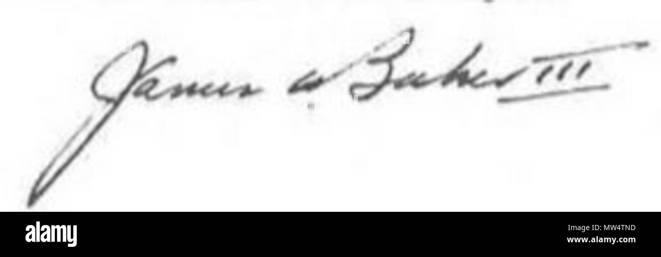 . Français : Signature du traité de Moscou: James A. Baker III . 6 September 2014, 09:41:51. Traité de Moscou 558 Signature6 Zwei plus Vier Vertrag Stock Photo