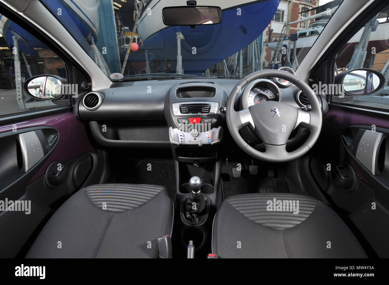 2012 Peugeot 107 compact city car Stock Photo