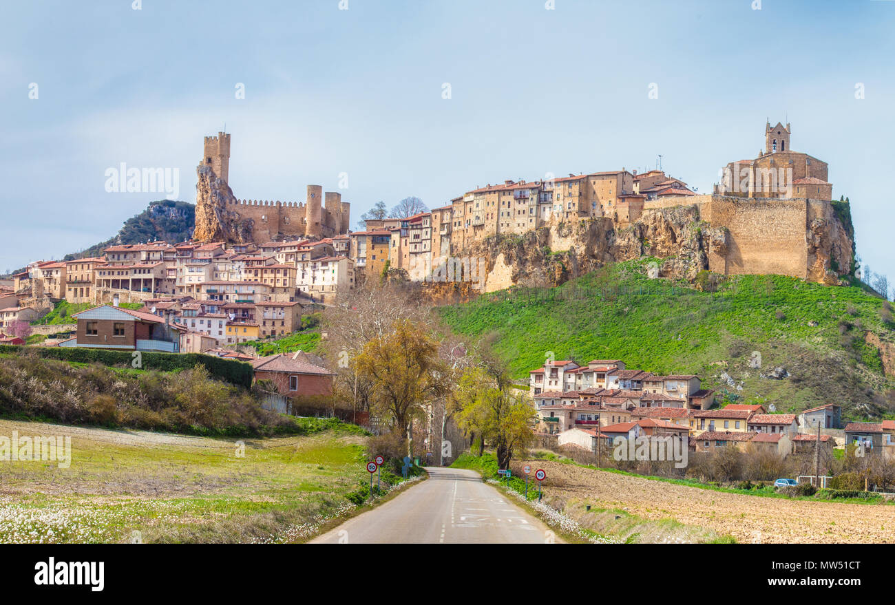 Spain, Burgos Province, Frias City Stock Photo - Alamy