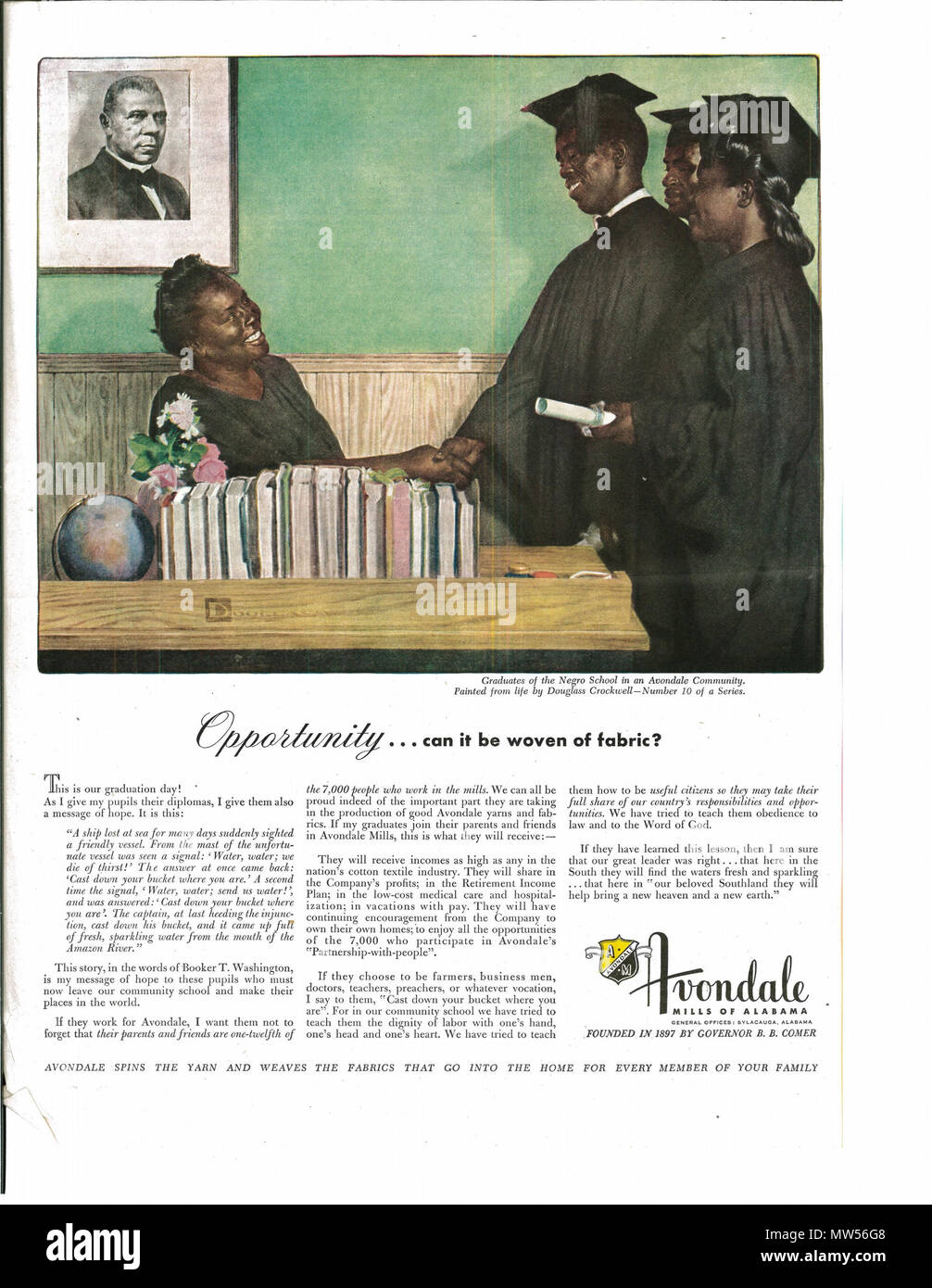 . English Advertisement for Avondale Mill . 1 January 1948