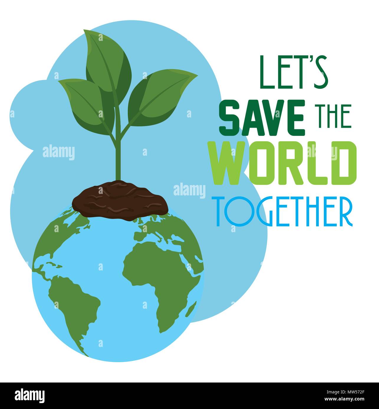 ecology green city with earth planet Stock Vector Image & Art - Alamy