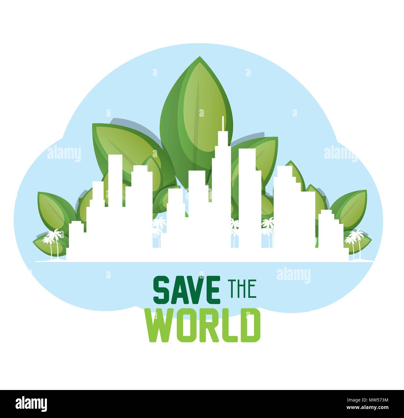 buildings ecology green city scene Stock Vector Image & Art - Alamy
