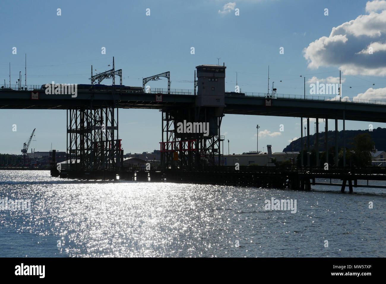 Göta Älvbron in Gothenburg Aka ”Hisings Bridge” Stock Photo